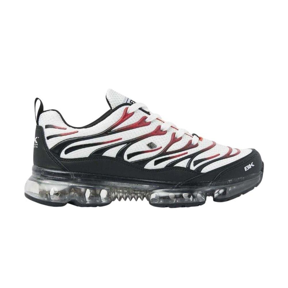 British Knights Mens Urbex Mesh Air Cushioned Sneakers / White/Black/Red